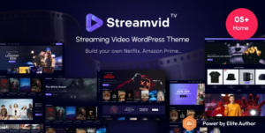 StreamVid - Streaming Video WordPress Theme GPL