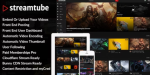StreamTube - Video Streaming WordPress Theme GPL