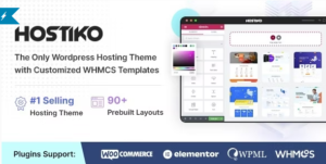 Hostiko WordPress WHMCS Hosting Theme GPL