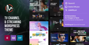 MediaFlex - TV Channel & Streaming WordPress Theme GPL