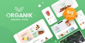 Organik - Organic Food Store WordPress Theme GPL