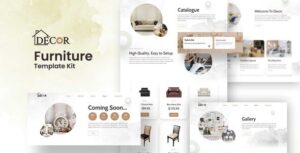 Decor – Furniture & Interior Design Elementor Template Kit GPL