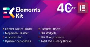 ElementsKit Addons for Elementor GPL v3.6.0