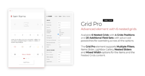 Grid Pro - Custom YOOtheme Pro Element GPL