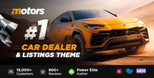 Motors – Car Dealer, Rental & Listing WordPress theme GPL