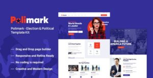 Polimark – Political Campaign & Elections Elementor Template Kit GPL