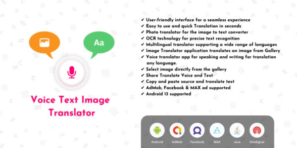 Voice Text Image Translator - Android App GPL