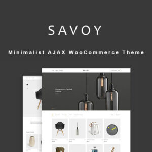 Savoy – Minimalist AJAX WooCommerce Theme GPL