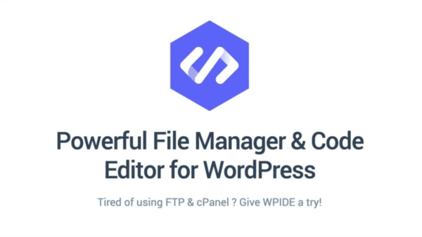WPIDE – File Manager & Code Editor Premium GPL