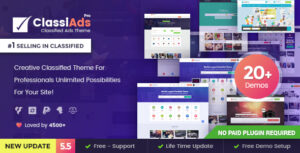 Classiads - Classified Ads WordPress Theme GPL
