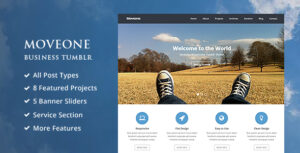 MOVEONE - BUSINESS RESPONSIVE TUMBLR THEME | BUSINESS GPL