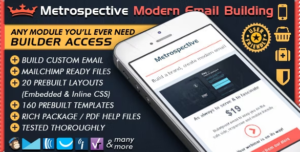 Email Template Builder - METROSPECTIVE Newsletter GPL