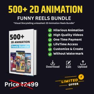 500+ 2D Funny Hindi Reels Bundle Without Watermark Download