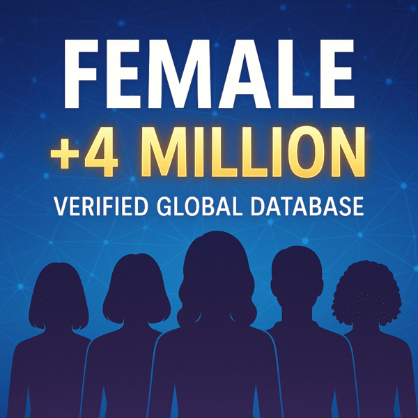 Female 40 Lakh+ Verified Database | Influencer, Business, Marketing Ready 2025