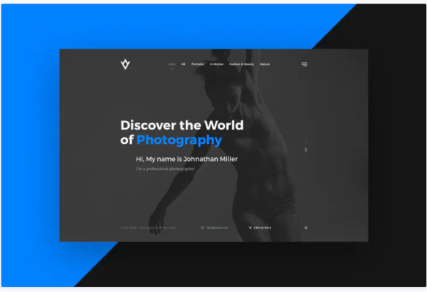 Albedo - Photography PSD Template | Srmehranclub