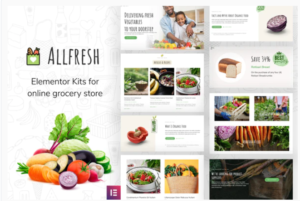 Allfresh - Grocery Store Template Kit | Srmehranclub