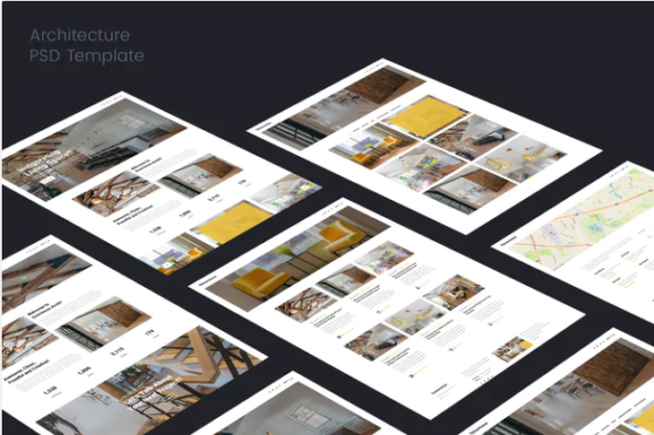 Architecture & Interior PSD Template | Srmehranclub
