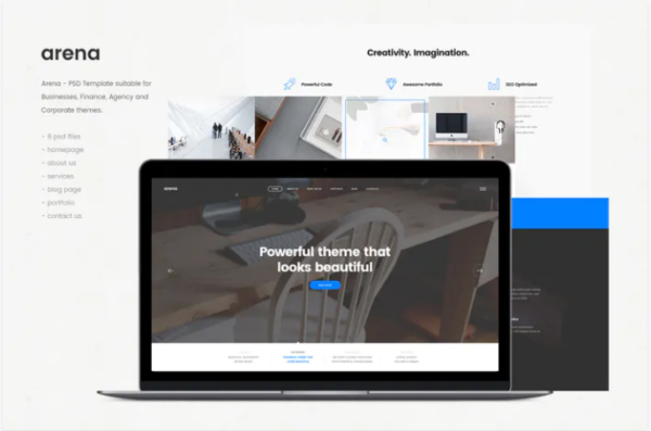 Arena - Corporate PSD Template | Srmehranclub.com