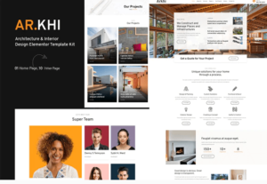 Arkhi Architecture & Interior Design Elementor Template Kit| Srmehranclub