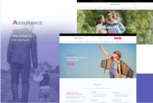 Assurance - Insurance PSD Template | Srmehranclub.com