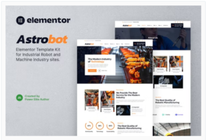 Astrobot – Industrial Robot & Machine Industry Elementor Template Kit Download