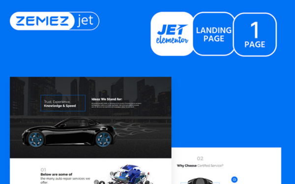 Autoluxe - Car Tuning Jet Elementor Template | Srmhreanclub.com