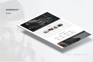 Barbershop PSD Template | Srmehranclub