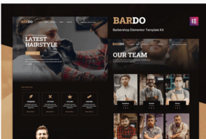 Bardo - Gentleman Barbershop Elementor Template Kit Srmehranclub