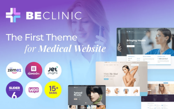 BeClinic – Multipurpose Medical WordPress Theme