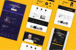 Bitcoin - ICO and Cryptocurrency PSD Template | Srmehranclub.com