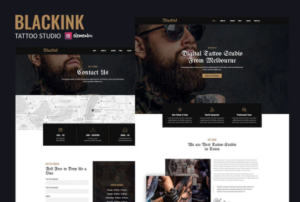 Blackink - Tattoo Studio Elementor Template Kit | srmehranclub.com