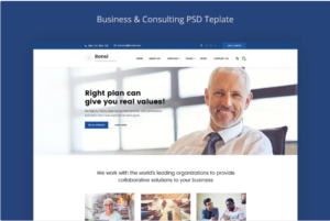 Bonsi - Business & Consulting PSD Template | Srmehranclub.com
