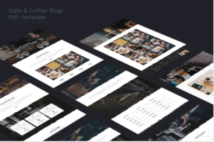 Cafe & Coffee PSD Template| Srmehranclub.com
