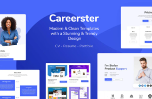 Careerster - CV/Resume Elementor Templates | srmehranclub.com