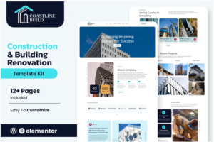 Coastline Build – Construction & Building Renovation Template Kit download