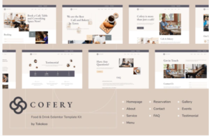 Cofery | Restaurant & Cafe Elementor Template Kit | Srmehranclub