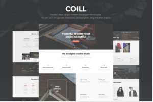 Coill - Creative Agency PSD Template | Srmehranclub