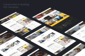 Construction & Building PSD Template | Srmehranclub