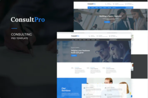 ConsultPro : Consultancy PSD Template | Srmehranclub.com
