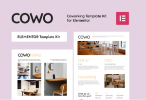 COWO - Coworking Elementor Template Kit | srmehranclub.com