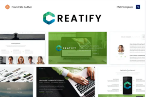 Creatify - Multipurpose Business PSD Template | Srmehranclub.com