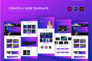 Creato-V | PSD Web Template | Srmehranclub.com