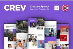Crev - Creative Agency Elementor Template Kit| Srmehranclub