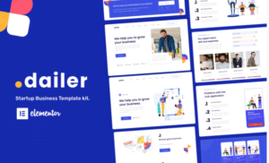 Dailer - Startup Elementor Template Kit | Srmehranclub