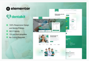 Dentalkit - Dentist & Medical Service Elementor Template Kit Download