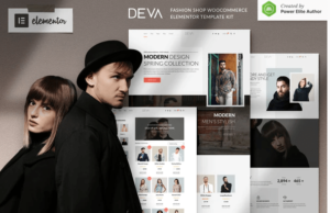 DEVA - Fashion Store WooCommerce Elementor Template Kit| Srmehranclub