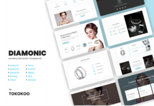 Diamonic Jewellery Elementor Template Kit | srmehranclub.com