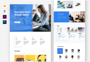 Digital Agency Website Template | Srmehranclub.com