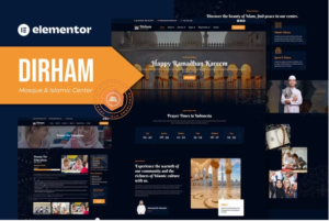 Dirham - Mosque & Islamic Center Elementor Pro Template Kit download