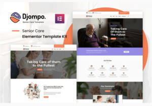 Djompo Kit - Senior Care Elementor Template Kit| Srmehranclub